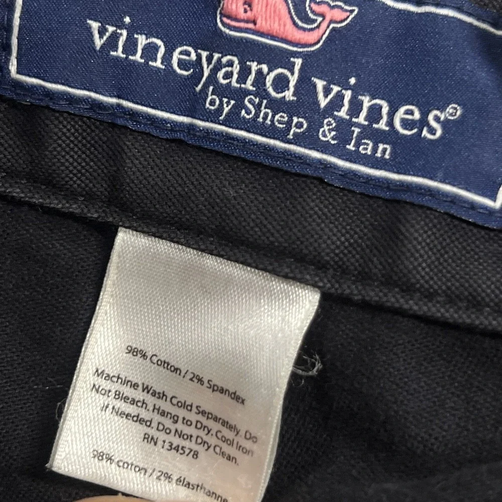 Vineyard Vines Pants Men  34x31 Black Faded 5‎ Pocket Preppy Old Money Rustic